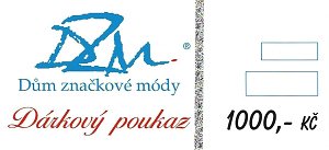 Dárkový poukaz 1000,- Kč